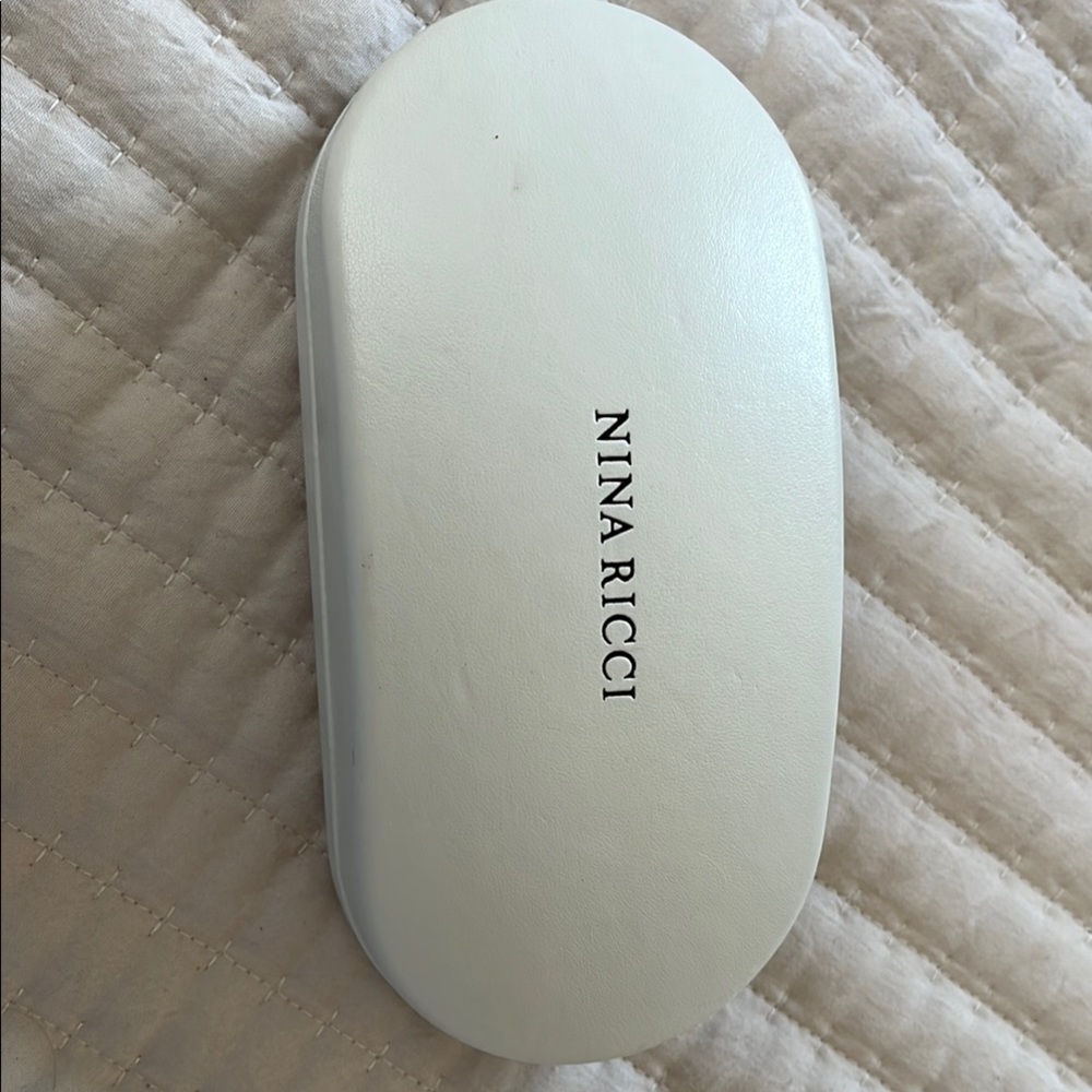Nina Ricci White Sunglasses Case